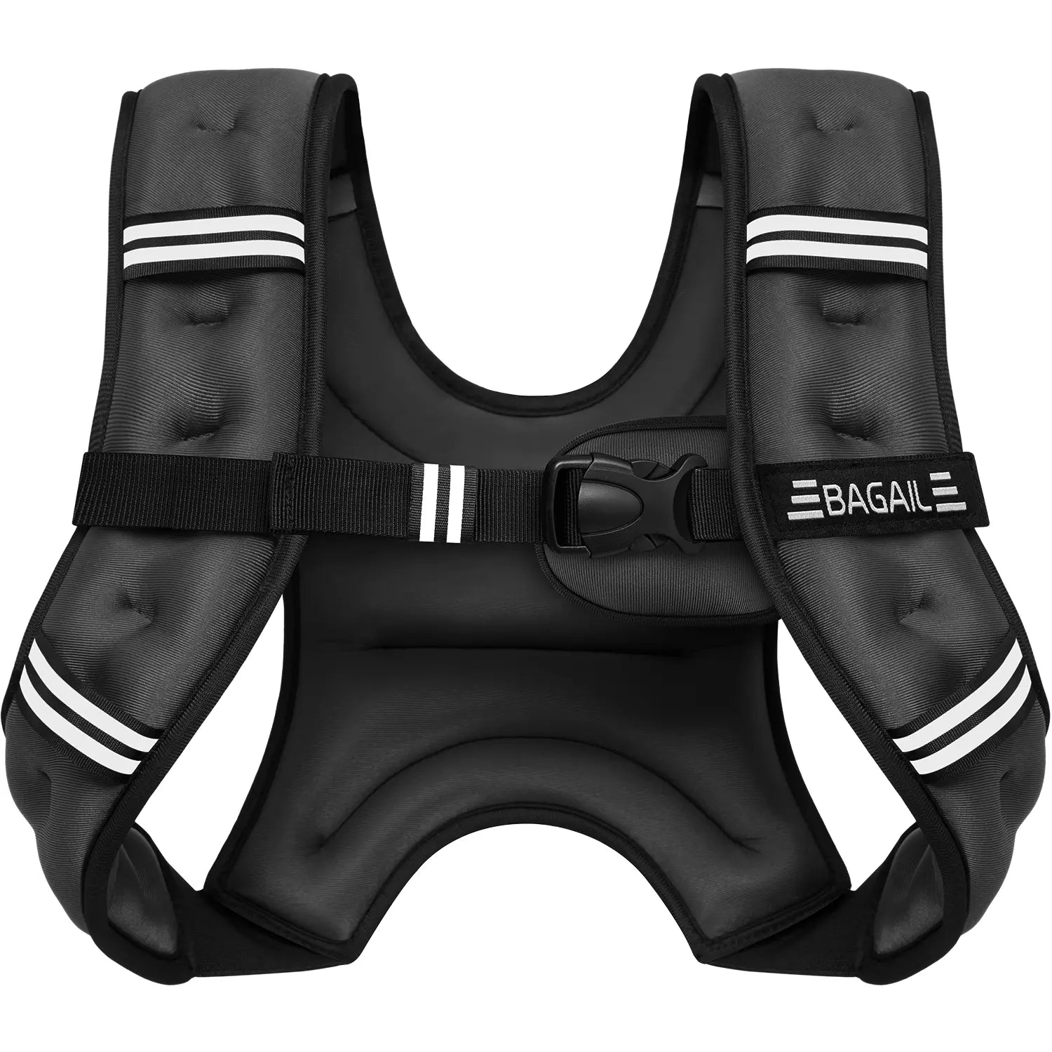 Elevate Your Workouts with the Bagail Weighted Vest - Choose Your Perfect Weight from 5Lbs to 30Lbs, Complete with Detachable Phone Pouch for Ultimate Convenience!