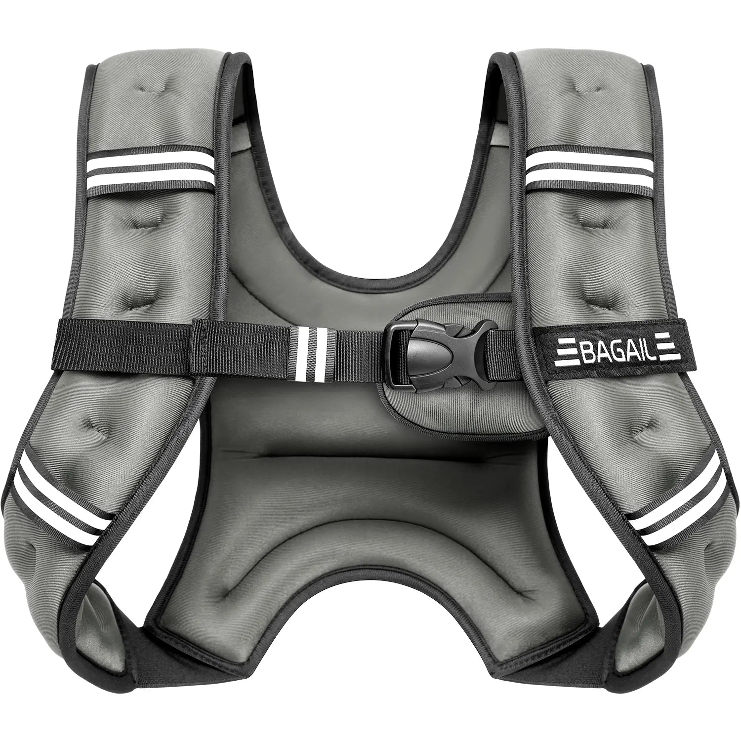 Elevate Your Workouts with the Bagail Weighted Vest - Choose Your Perfect Weight from 5Lbs to 30Lbs, Complete with Detachable Phone Pouch for Ultimate Convenience!